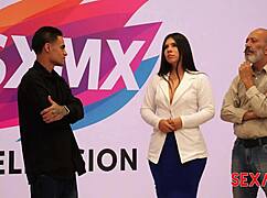 Elizabeth Marquez fucks hard after weather report!