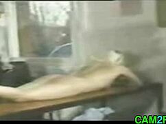 Blonde teen 18+ gets punished class!