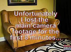 Sexy blonde Anya gives a footjob and gets fingered deeply