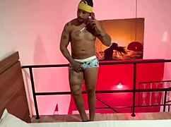 Dark guy fucks trans friend cowgirl