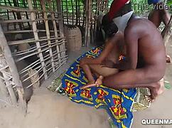 Sex party in grandmas local hut