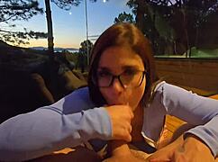 Levei A Novinha Para Um Chalé Nas Montanhas E Fodi Com Ela Ao Ar Livre Com Vista Fantástica Ainda Gozei Na Boca Dela Parte 2