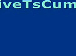 Hot shemale with big tits and monster cock webcam cumshot