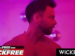 Wicked hot threesome with blonde and brunette in alternate reality