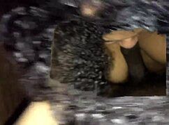 A seductive BBW engages in passionate dick sucking, her lips wrapped around the cock