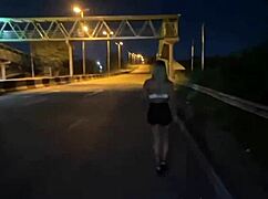 Esposa sexo na rua com dotado