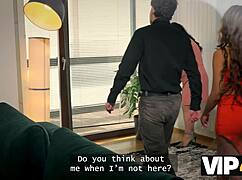 latina teen and step daddy give in to forbidden tension