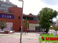 she was afraid but horny redhead albaan fell in love with big black cocks during rough fucking