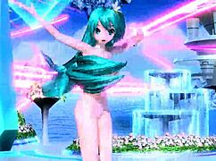 Hatsune Miku love song project diva nude mod full nude