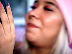 Colombian Blonde Loves Sucking Her Stepbrothers Cock Live!