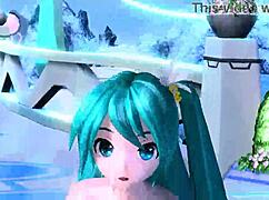 Hatsune Miku love song project diva nude mod full nude