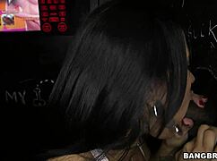 fitness chick sucks glory hole loads eagerly