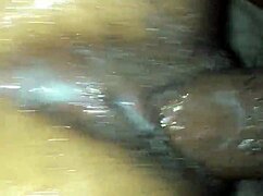 bbc teasing her creamy pussy