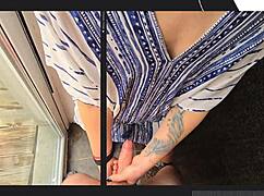 My Pussy Holds Onto His Cock, Refusing To Let Go, Cum In Panties