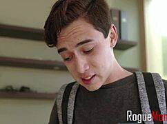 Stepmom And Stepsister Aid Stepson's Dick