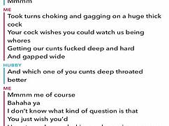 Sexting husband, 'You're cuckolded on Snap!'