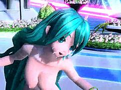 Hatsune Miku love song project diva nude mod full nude
