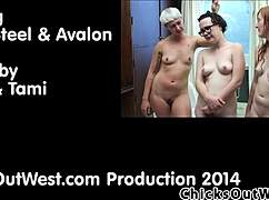 Australian Amateur Lesbians Fingering in Shower