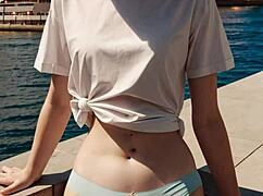 Modeling In Lingerie At The Sydney Opera House!