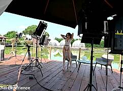 BTS Wet Welcome Back Melysia Gets First Double Penetration Pee Drink By Two Huge Cocks BBC Pee On Ass ATM Swallow Big Gape