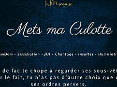 Put on My Panties - French Femdom Sissification Audio JOI CEI