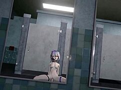 Pregnant Woman Gets Cumfflation In Toilet Scene