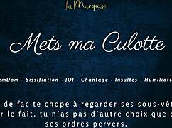 Put on My Panties - French Femdom Sissification Audio JOI CEI