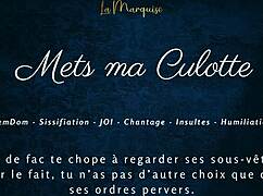 Put on My Panties - French Femdom Sissification Audio JOI CEI