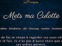 Put on My Panties - French Femdom Sissification Audio JOI CEI