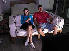 watching a movie with my tinder date