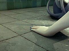 Pregnant Woman Gets Cumfflation In Toilet Scene