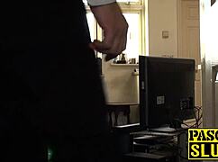 teen subslut spanked and dominated by male