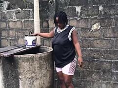 she couldnt resist the urge to fuck the 2 biggest dicks in the hood