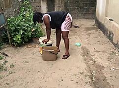 she couldnt resist the urge to fuck the 2 biggest dicks in the hood