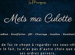 Put on My Panties - French Femdom Sissification Audio JOI CEI