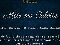 Put on My Panties - French Femdom Sissification Audio JOI CEI