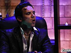 Crazy goth teen 18+ sluts kenzie reeves kira noir and jane wilde shared and got crazy over a giant dick in a hardcore foursome fuck adventure