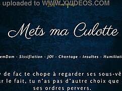 Put on My Panties - French Femdom Sissification Audio JOI CEI