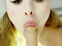 Blondie couldn't hold back and squirted during anal!