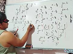 26 milf wants me to teach and I creampie her