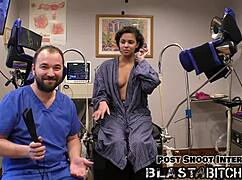 doctor blasts patient rebel wyatt's pussy with cum