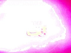 Aurora silver in bisexual menage takes cum inside her pussy