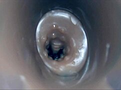 Internal View of Pussy Fuck Ending in Big Cumshot