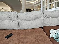 Your Stepsister Sucks Dildo and Shows Naked Body Outdoors!