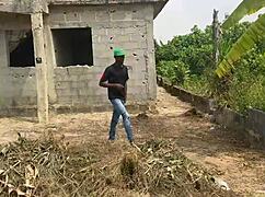 amateur student in uncompleted building