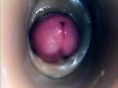 Internal View of Pussy Fuck Ending in Big Cumshot