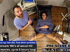 doctor blasts patient rebel wyatt's pussy with cum