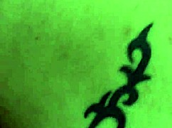 Colombian tranny gets doggystyle anal bareback on sofa