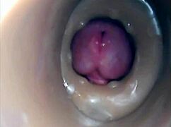 Internal View of Pussy Fuck Ending in Big Cumshot