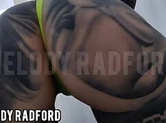 Slutty Melody Radford Twerking And Teasing Her Big Ass!